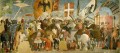 Kampf zwischen Heraclius und Chosroes Italienischen Renaissance Humanismus Piero della Francesca